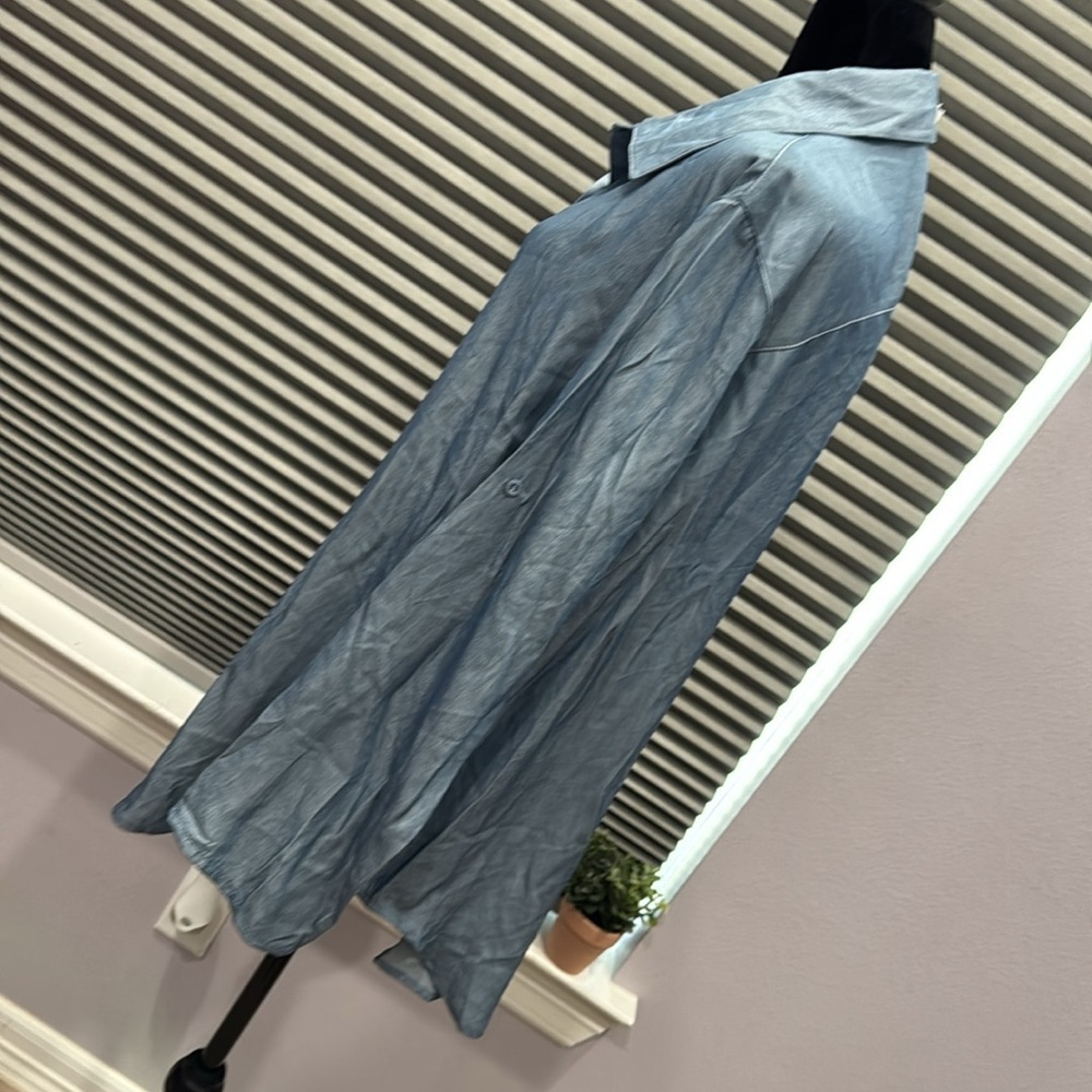 Blue Button-Up Shirt - Picture 3 of 7